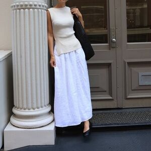 Beautiful asymmetrical top from Dissh in a soft beige shade 🤎